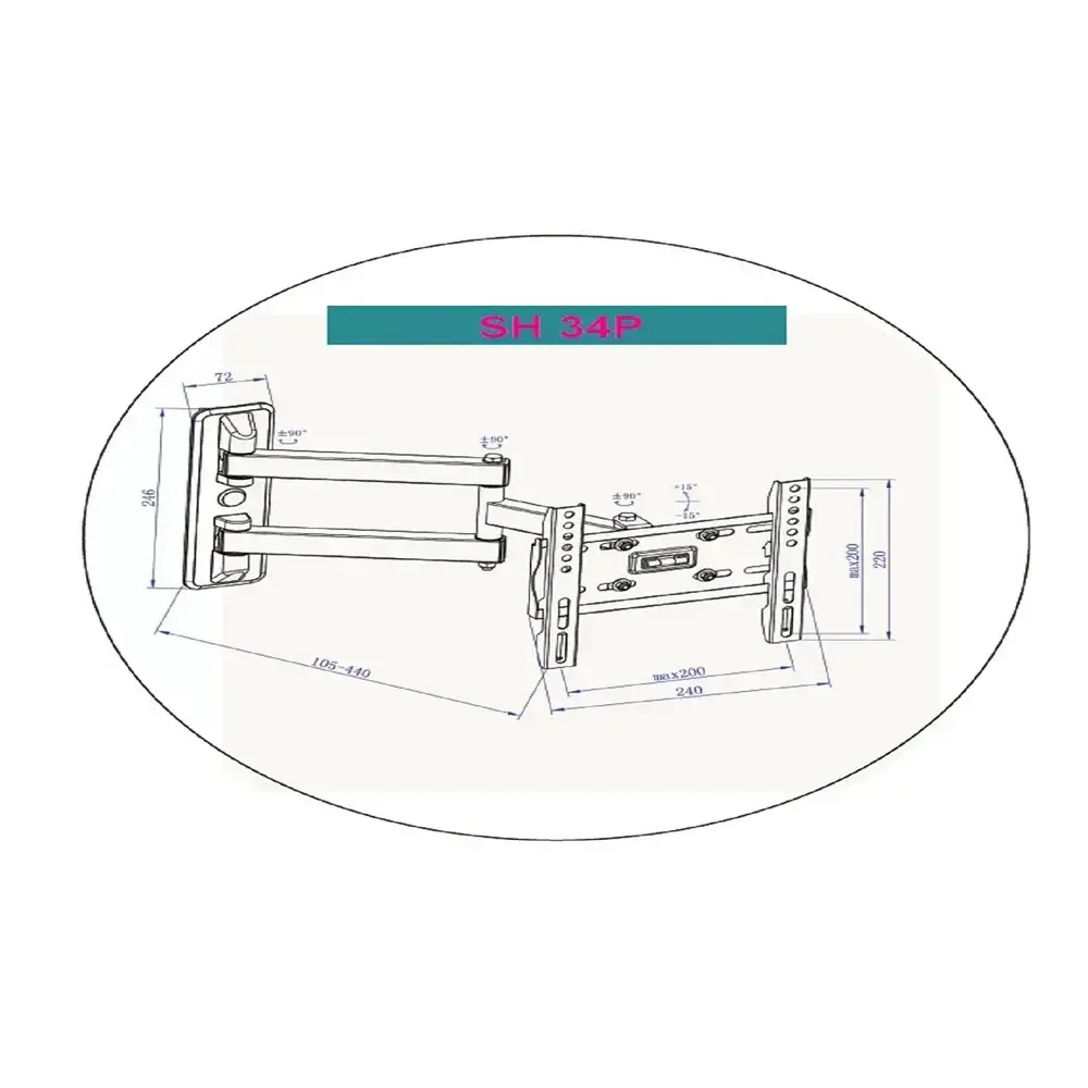 Full Motion Single Arm in uae157cbf80e45a7e8a944e2b16ebf780e7.webp