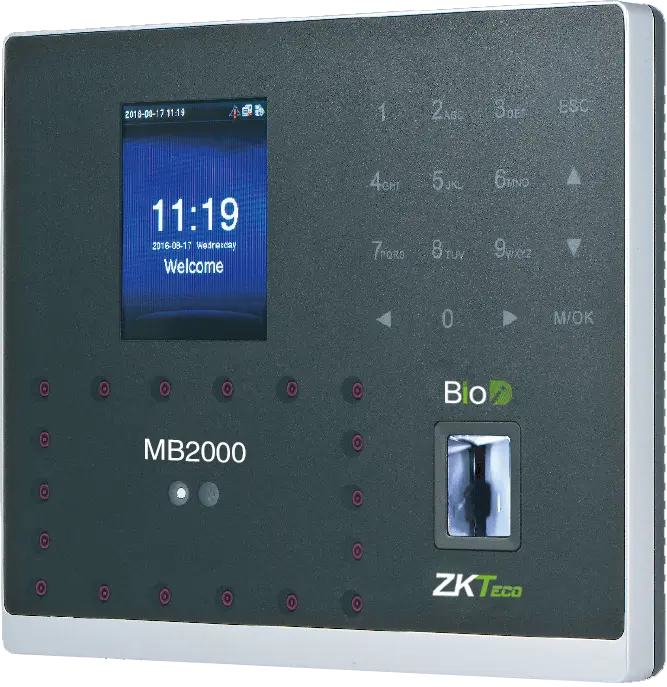 ZKTeco MB2000 Face & Fingerprint Time Attendance and Access Control Terminal | جهاز الحضور والانصراف والتحكم في الدخول بالوجه والبصمة ZKTeco MB2000