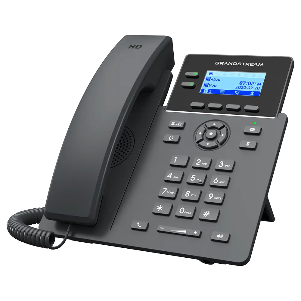 GRP2602WGrandstream GRP2602W WiFi 2-Line 4-SIP Carrier Grade IP Phone