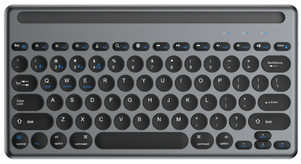 FVW58 لوحة مفاتيح تابلت لاسلكية من Forev