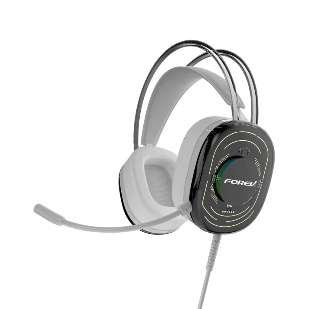 Forev FV-G92 Gaming Noise-canceling Headset - White  FVG92
