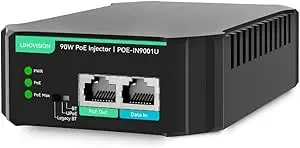 LINOVISION IN9001U 90W Gigabit PoE++ Injector | وحدة تغذية PoE++ جيجابت 90 واط من LINOVISION