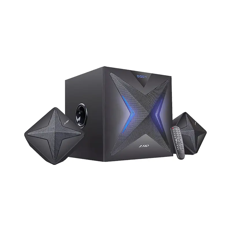 مكبر صوت متعدد الوسائط 2.1 موديل اسود F550X