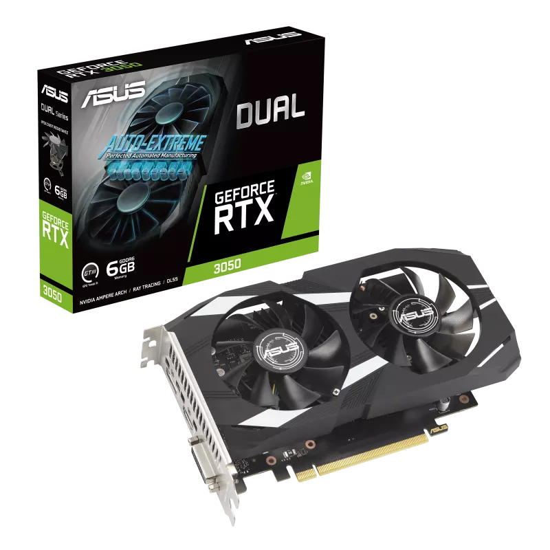 ASUS GeForce RTX 3050 6GB Graphics Card | كرت شاشة أسوس RTX 3050 6 جيجابايت