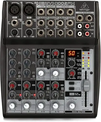 Behringer XENYX 1002FX Audio Mixer | ميكسر صوت بيهرنجر XENYX 1002FX