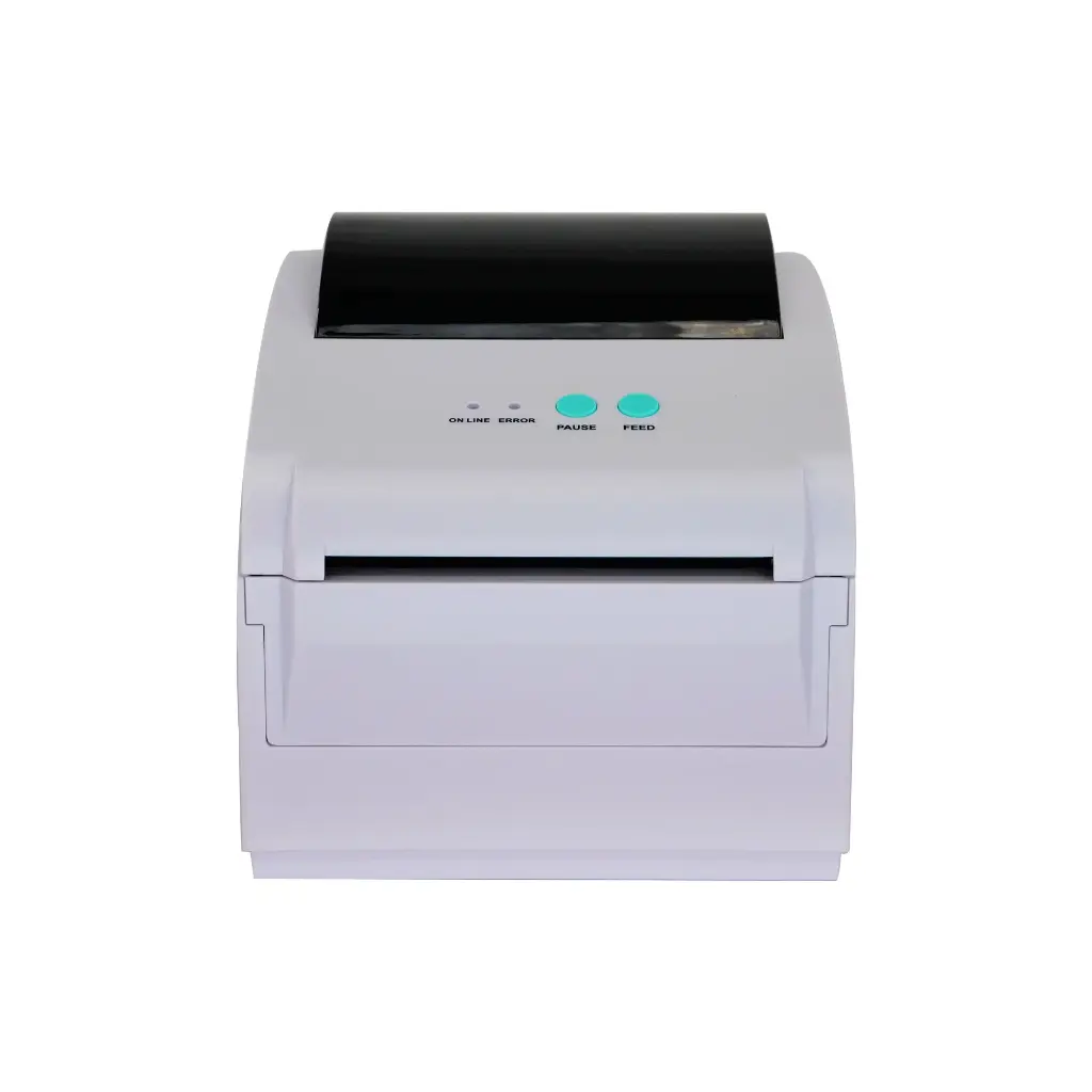 طابعة باركود وبوليصات شحن حبر وحراري GS-2408DC) USB)
