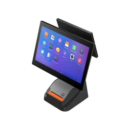 [P01214046] P01214046    جهاز كاشير SUNMI D2s Plus بشاشتين 15.6 و10.1 بوصة | نظام نقاط بيع ذكي Android POS