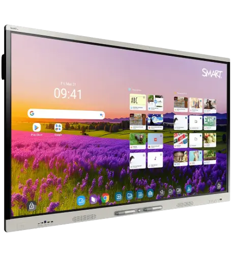 [QTP-7521] QTP-7521          سبورة ذكية 75 انش 4K  - سبورة بيضاء تفاعلية معتمدة من جوجل اي دي ال ايه، اندرويد 14