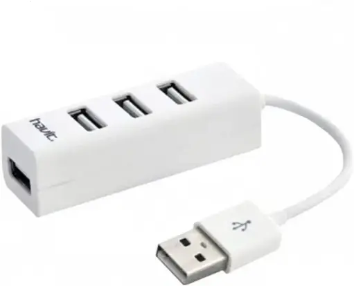 [Z.635707.1726146568116063] هب USB 2.0 بـ4 منافذ H18 من هافيت