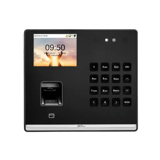 [M2F PRO-LR] ZKTeco M2F PRO-LR Face & Fingerprint Time Attendance and Access Control Terminal | جهاز الحضور والانصراف والتحكم في الدخول بالوجه والبصمة ZKTeco M2F PRO-LR
