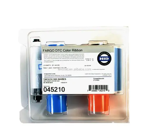 [045210] 045210    شريط طابعة بطاقات ECO YMCKOK – 500 صورة – Fargo DTC4500E