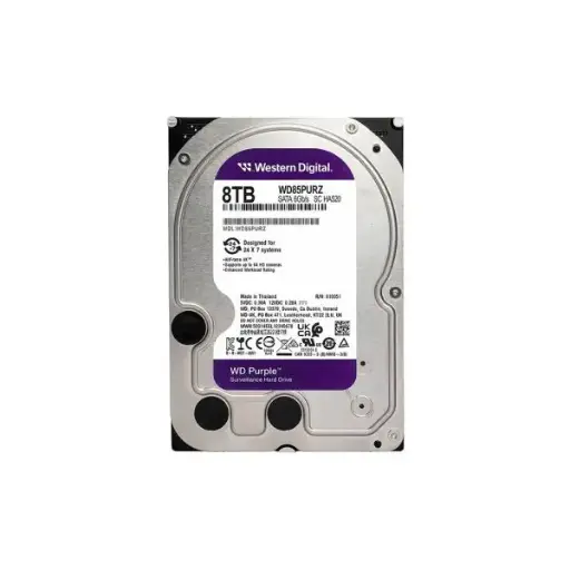 [WD85PURZ] WD Purple WD85PURZ 8TB Surveillance Hard Drive | هارد ويسترن ديجيتال بيربل 8 تيرا 