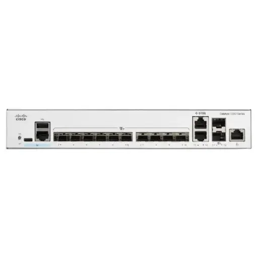 Cisco Catalyst C1300-12XS Managed Switch | سويتش سيسكو كاتاليست 12 منفذ 10G SFP+ مُدار