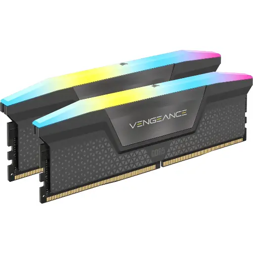 [CMH32GX5M1B6000C40] Corsair VENGEANCE RGB 32GB DDR5 6000MHz Memory | ذاكرة ألعاب كورسير VENGEANCE RGB 32 جيجابايت DDR5 6000MHz
