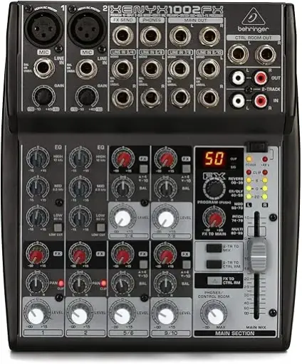 [XENYX1002FX] Behringer XENYX 1002FX Audio Mixer | ميكسر صوت بيهرنجر XENYX 1002FX