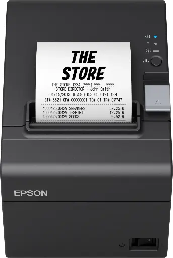 [TM-T20III (011A0)] طابعة فواتير Epson : USB + Serial، PS، Blk، المملكة المتحدة  TM-T20III (011A0))